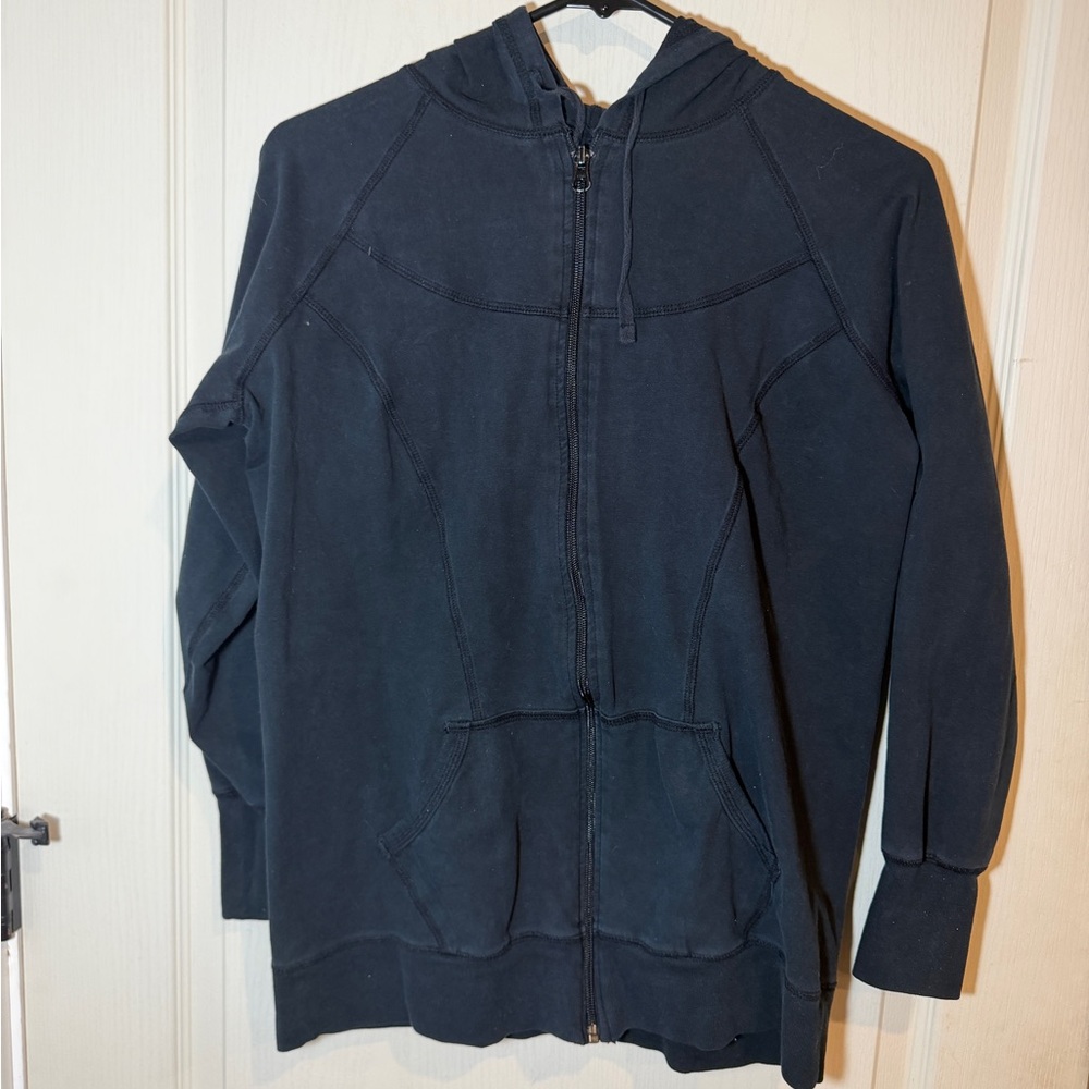 Black Zip-Up Hoodie